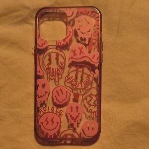 Pink Smiley Phone Case